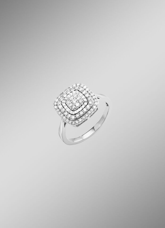 Damenring mit Brillanten 