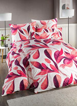 Beidseitig bedruckte Bettw&auml;sche-Garnitur von Florella 
