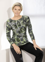 Shirt mit 3/4-langen Ärmeln 