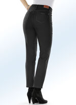 Hose in 5-Pocket-Form mit softem Griff SCHWARZ