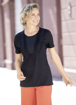 Shirt mit edler Spitze 