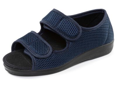 Bequeme Damen-Hausschuhe, Weite H, mit herausnehmbarem Fu&szlig;bett 