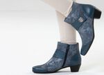 ELENA EDEN, elegante Damen-Stiefeletten, Weite G, mit herausnehmbarem Fu&szlig;bett 