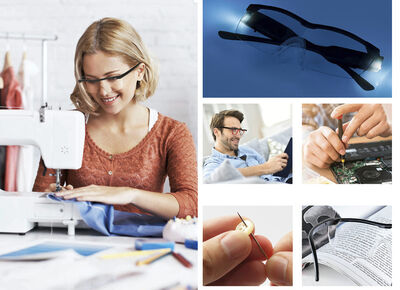 Easymaxx LED-Vergrößerungsbrille 