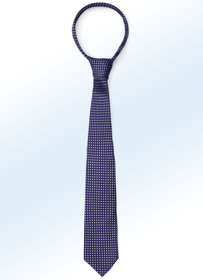 Gemusterte Krawatte in 2 Farben LILA