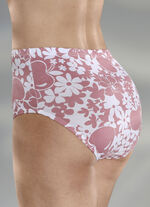 Viererpack Slips mit Floraldessin 