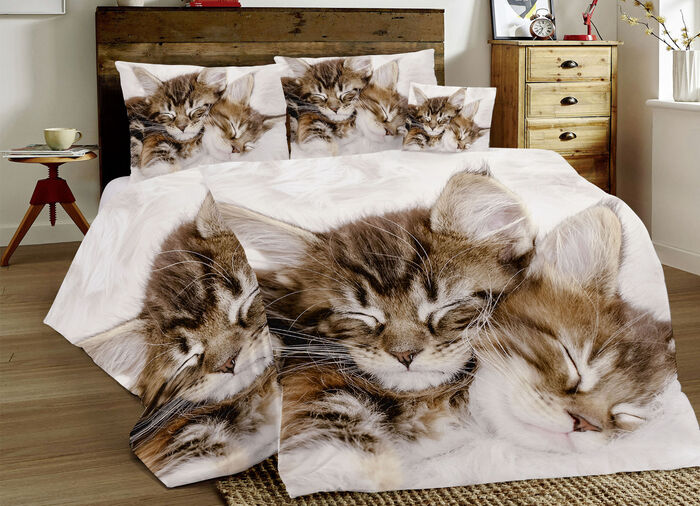 Digitalbedruckte Bettw&auml;sche-Garnitur 