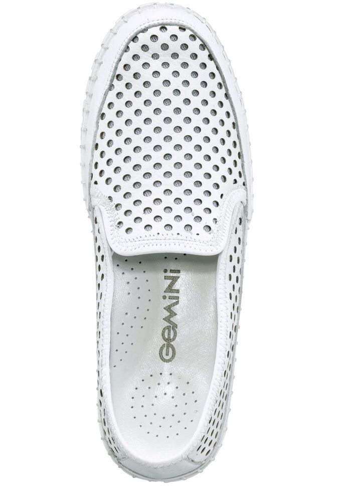 Gemini Slipper mit sommerlich perforiertem Rind-Nappaleder 
