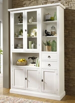 Möbelserie aus teilmassivem Holz ANTIKWEISS