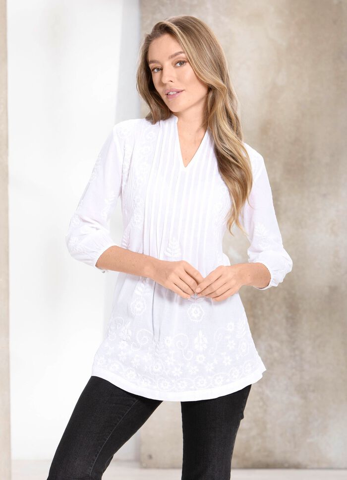 Tunika mit Bord&uuml;re 