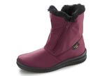 ELENA EDEN, atmungsaktive Damen-Stiefeletten, Winterschuhe, Weite G, mit Rei&szlig;verschluss BORDEAUX