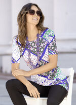 Longshirt mit Rundhalsausschnitt 