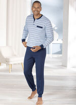 Set: Schlafanzug + Shorty mit Knopfleiste 