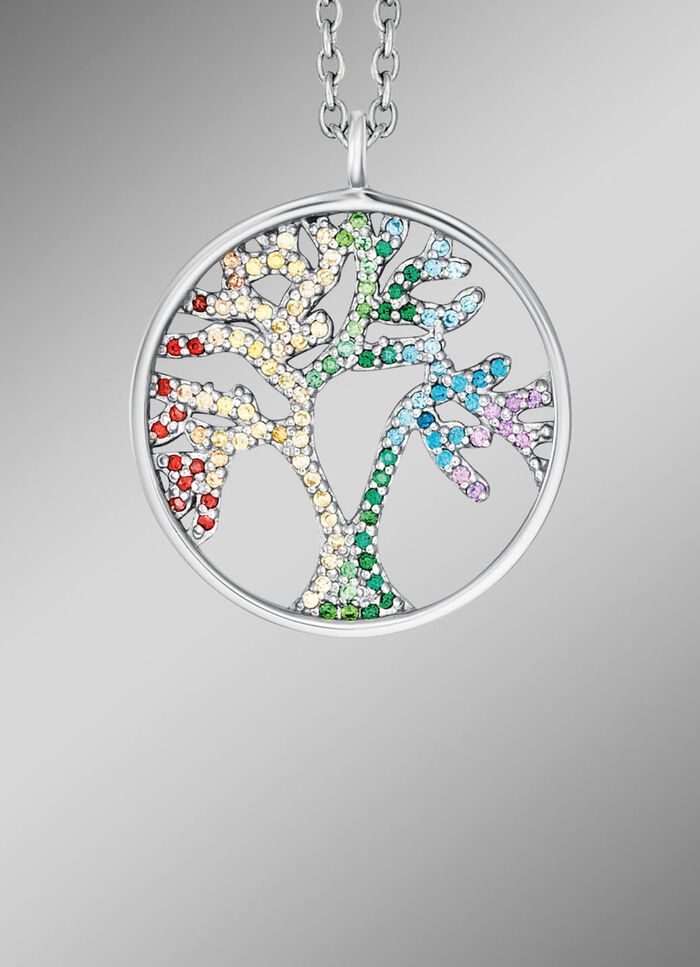 Engelsrufer Anh&auml;nger Lebensbaum mit Zirkonia 