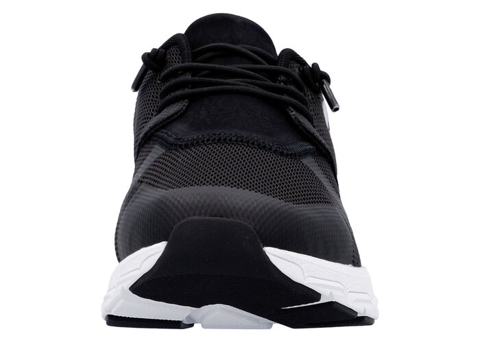 Rieker Sneaker aus teilweise beschichtetem Meshmaterial SCHWARZ