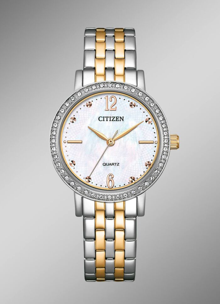 Citizen Quartz-Damenuhr mit Perlmutt-Einlage 