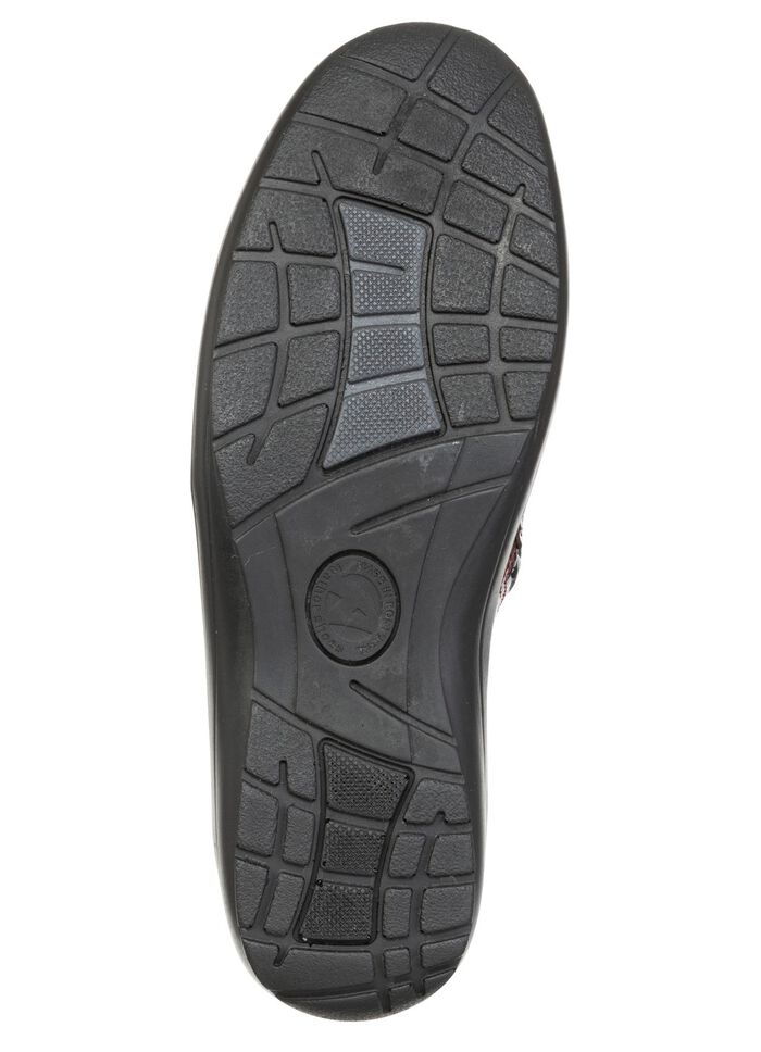 ELENA EDEN, komfortable Damen-Stiefeletten, Weite H, mit herausnehmbarem Fu&szlig;bett BURGUND