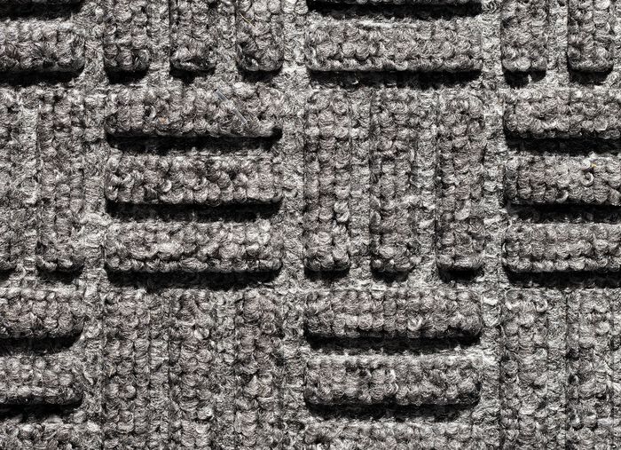 Fu&szlig;matte mit rutschhemmender Gummi-R&uuml;ckseite 