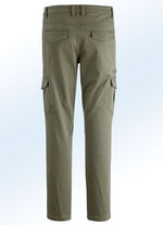 Hose mit Cargotaschen in 3 Farben OLIV