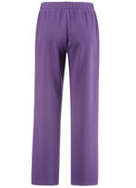 Hose mit dekorativen Zierknöpfen PFLAUME