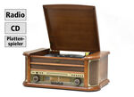 Nostalgie-Stereoanlage im Echtholzgehäuse eiche rustikal 