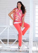 Poncho-Tunika mit eingearbeitetem Top 