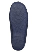 Klassische Herren-Hausschuhe, aus Wollfilz BLAU