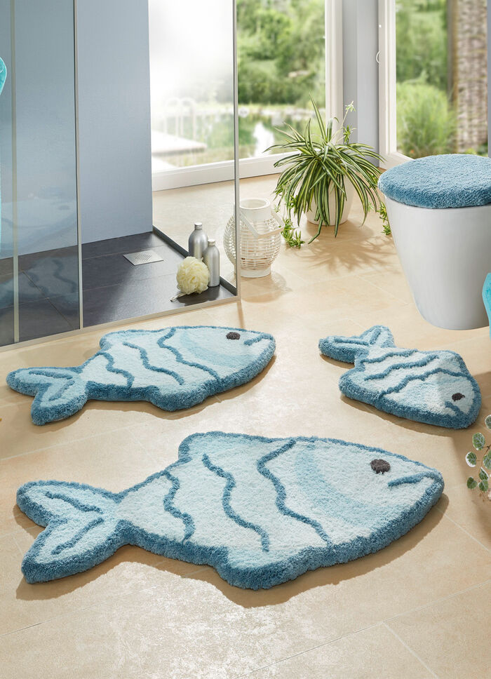 Pflegeleichte Badgarnitur ideal für Allergiker BLAU