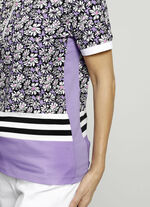 Poloshirt mit Allovermuster 