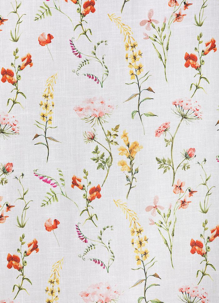 Dekoschal mit Fr&uuml;hlingsblumen-Motiv 