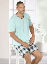 Shorty, 3 teilig, mit zwei Oberteilen und einer Hose 