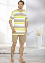 Shorty mit Knopfleiste 