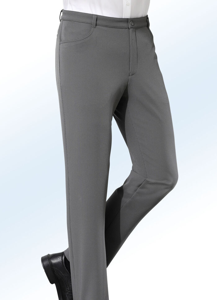 "Klaus Modelle"-Hose in 2 Farben TAUPE-SCHWARZ