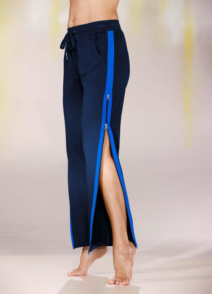 Zweierpack Schlaf- und Freizeithosen mit 2-Wege-Rei&szlig;verschluss 