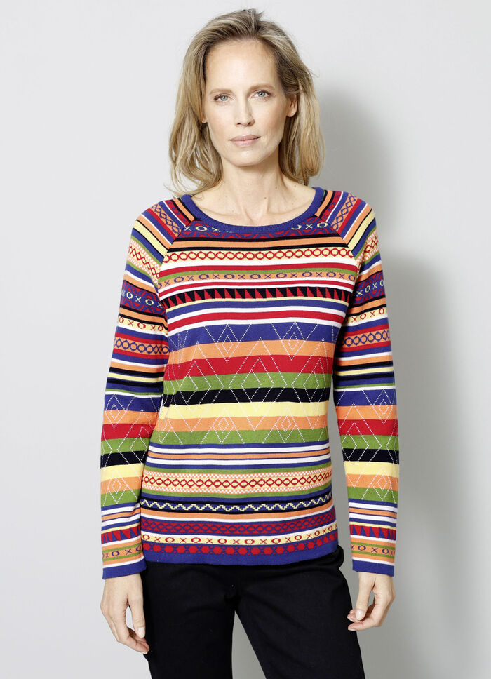 Pullover in Jacquard-Dessin 