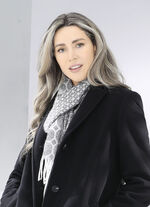 Schal mit verschiedenen Dessins 