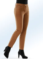 Hose in 5-Pocket-Form mit softem Griff COGNAC