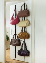 Taschengarderobe, 2er-Set SCHWARZ