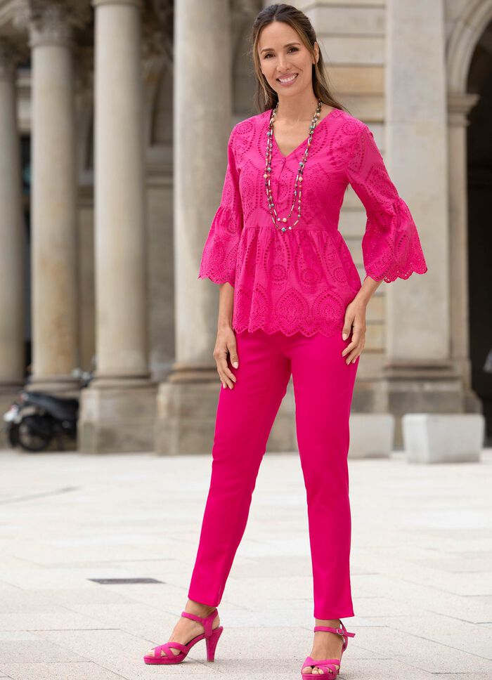 Tunika mit V-Ausschnitt 