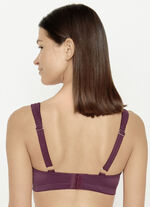 Susa Zweierpack BH mit Spitzeneins&auml;tzen 1X AUBERGINE, 1X PUDER