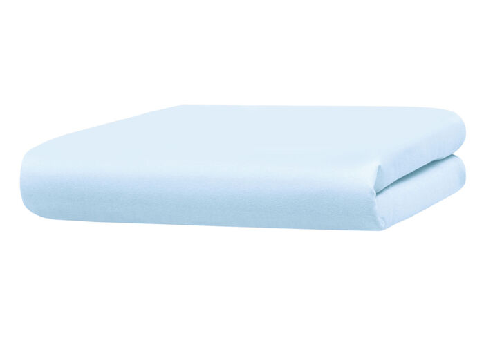 Kuschelige und warme Winterflausch-Spannbettt&uuml;cher BLAU