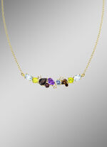 Wundersch&ouml;ne Halskette in Multicolor 