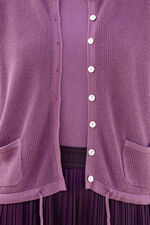 Strickjacke mit Bindeb&auml;nder 