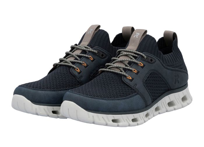 Rieker Sneaker mit elastischer Zierschn&uuml;rung DUNKELBLAU