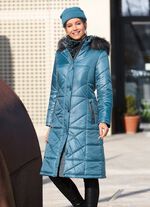 Mantel mit abnehmbarer Kapuze 