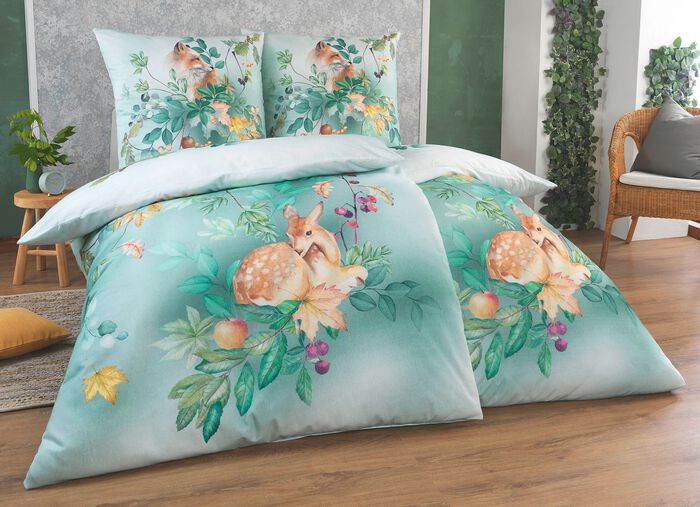 Digitalbedruckte Bettwäsche-Garnitur von Estella 