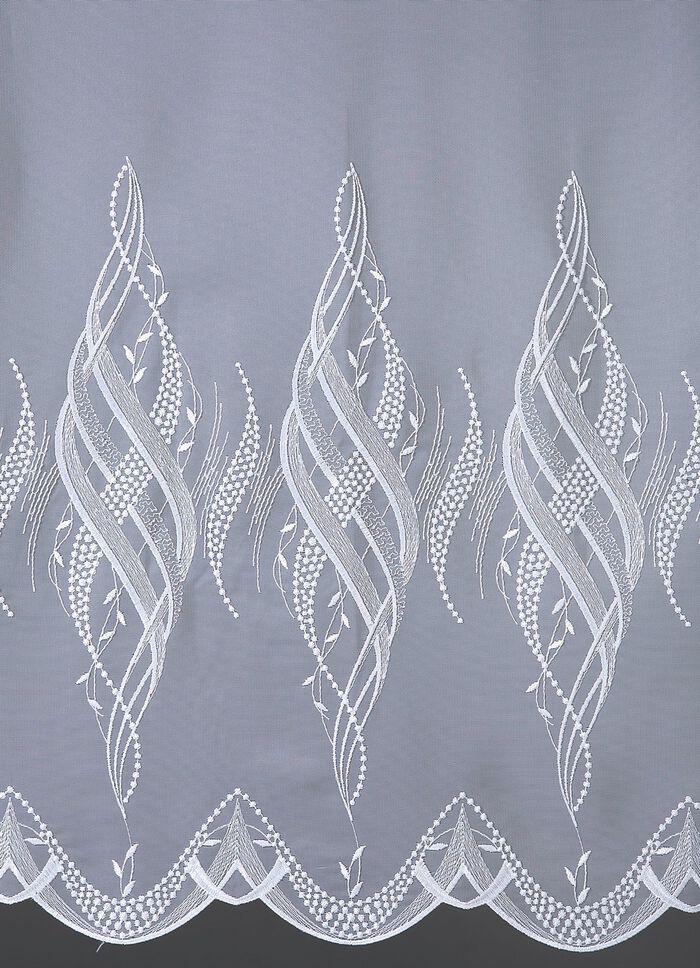 Store mit Plauener Stickerei und Universalschienenband 