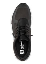 Rieker Sneaker aus teilweise beschichtetem Meshmaterial SCHWARZ