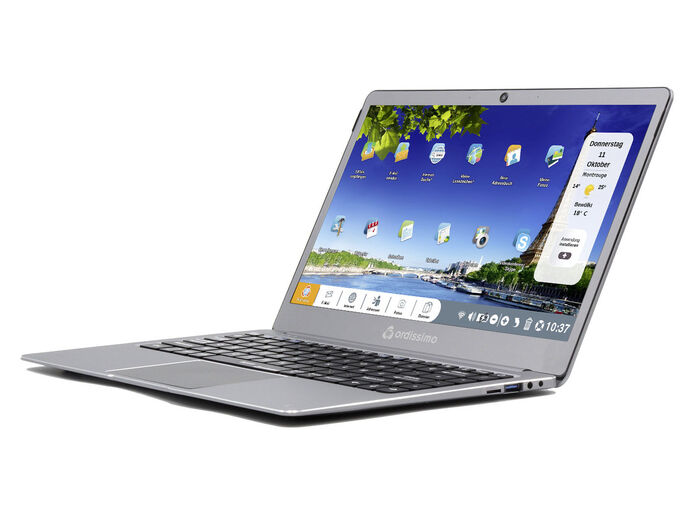 Ordissimo Notebook mit leicht bedienbarem Betriebssystem 