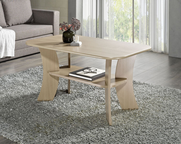 Couchtisch mit Melaminharzbeschichtung EICHE-SONOMA